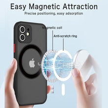 Load image into Gallery viewer, Luxury Magnetic For Magsafe Wireless Charge Phone Case For iPhone 13 14 12 11 Pro Max Mini X XR XS 14Plus Shockproof Armor Cover
